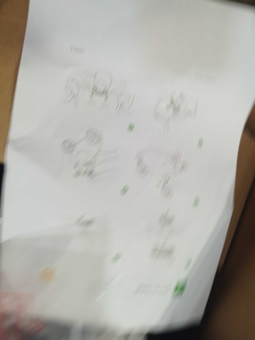 1343309-3 Stroller part, Joolz - stand plate, wheels, silver frame, brackets