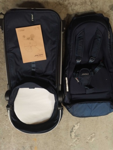 1343311-1 Stroller part, 2 pcs - Joolz, Hub+, carrycot, seat, blue, harness, mattress