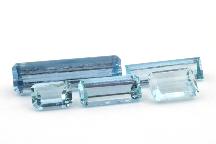 1345235-3 Lot of faceted aquamarines approx. 41.96 ctv (16)