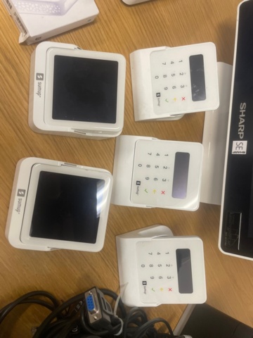 1315922-7 Card terminals, receipt printers, cash register terminals, hand scanners