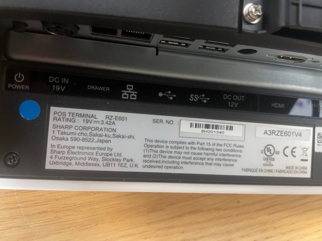 1315922-12 Card terminals, receipt printers, cash register terminals, hand scanners