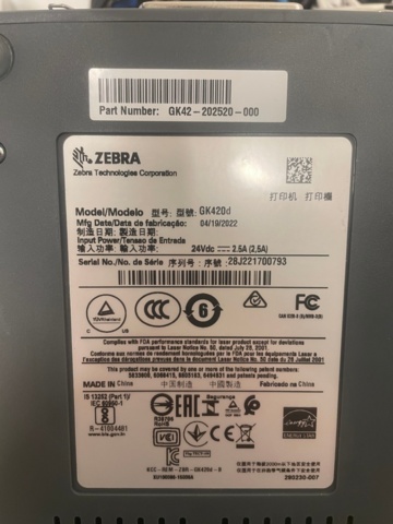 1315922-13 Card terminals, receipt printers, cash register terminals, hand scanners