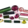 1345237-2 Lot of faceted tourmalines approx. 40.88 ctv (16)