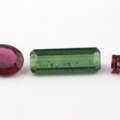 1345237-4 Lot of faceted tourmalines approx. 40.88 ctv (16)