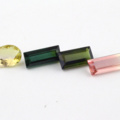 1345237-6 Lot of faceted tourmalines approx. 40.88 ctv (16)