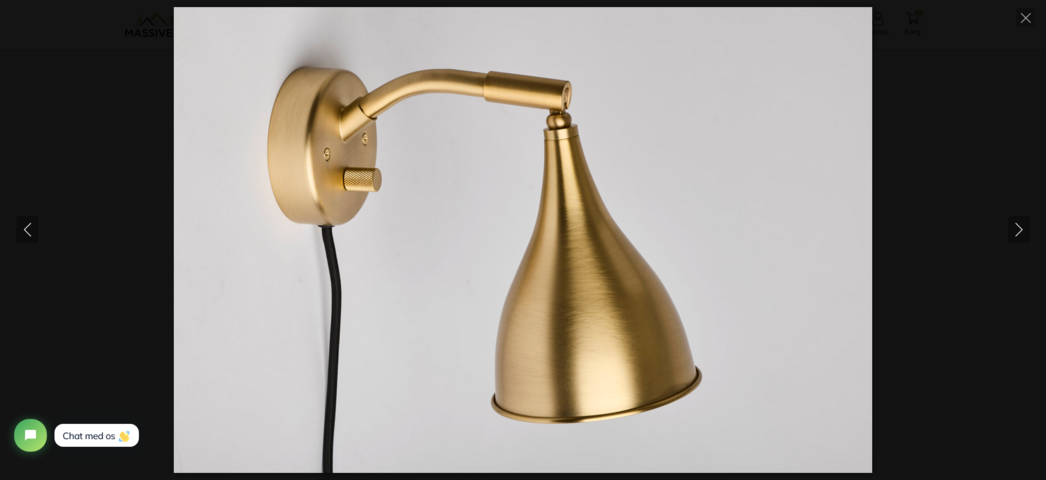 1343461-1 2pcs NORR11 Le Sex Wall Lamp, Brass – Ø12