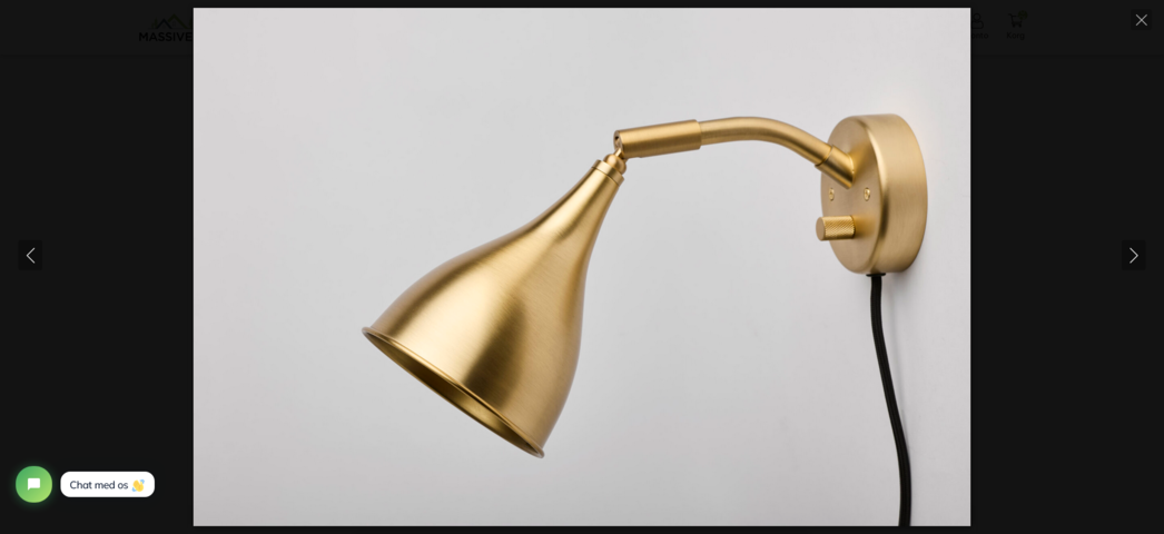 1343461-2 2pcs NORR11 Le Sex Wall Lamp, Brass – Ø12