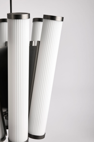 1343465-8 NORR11 Deco Crown in Opal glass and White Ø40 cm