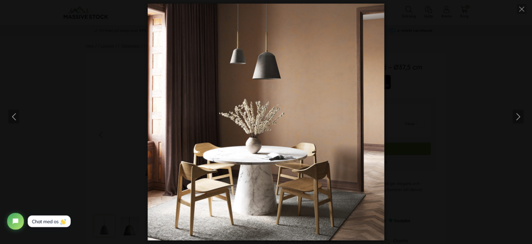 1343466-3 2 pcs. NORR11 Line Two Pendant Oxidized - Ø37.5 cm