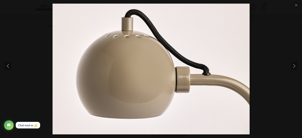 1343468-1 3 pcs. Frandsen Ball Table Lamp Glossy Warm Grey