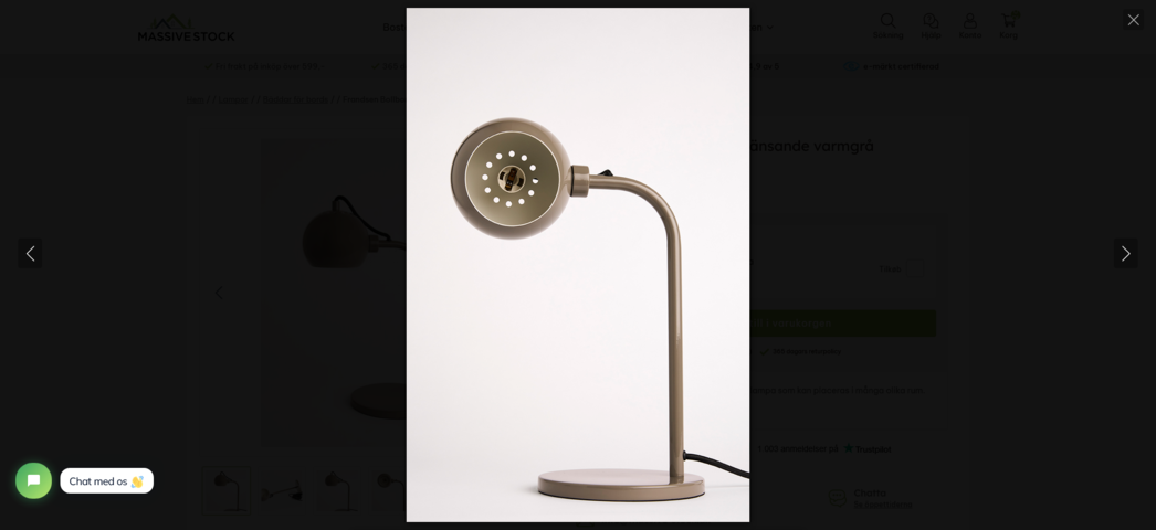 1343468-3 3 pcs. Frandsen Ball Table Lamp Glossy Warm Grey