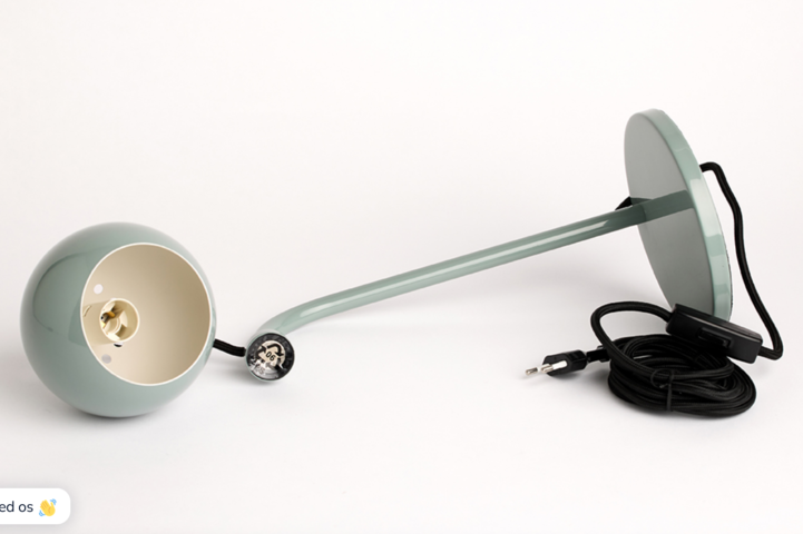 1343474-2 4 pcs. Frandsen Ball Table Lamp Blank Mint