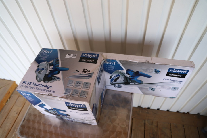 1174288-3 Plunge saw Scheppach PL55 "New"