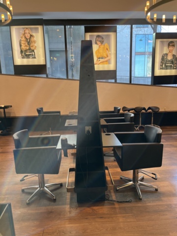 1303608-3 Hairdressing station x12 places