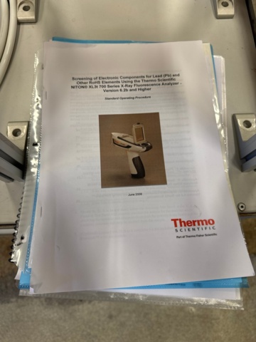 1344773-6 Handhållen XRF-analysator – Thermo Scientific Niton XL3t