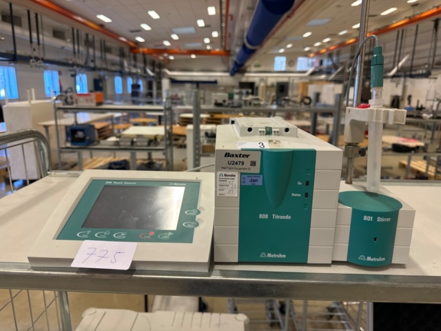 1344775-2 Automatiskt titreringssystem, Metrohm 808 Titrando med 801 Stirrer & 806 Touch Control