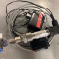 1344801-1 Pressure sensor with connection cable and power adapter, Keller