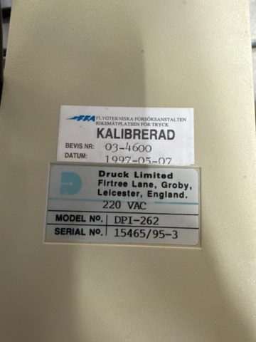 1344802-2 Professional pressure gauge, Druck, model DPI 260