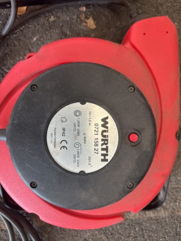 1321531-2 Cable reels Wurth 10m 2pcs