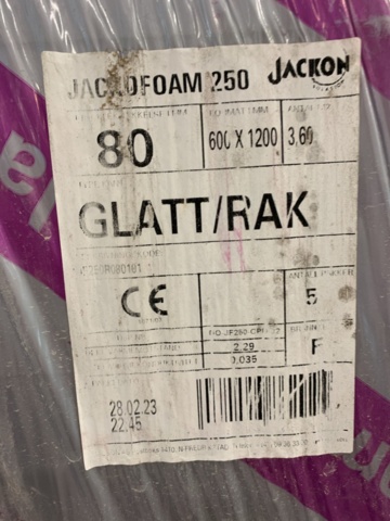 1345797-5 Cellulose foam Jackofoam 80x600x1200