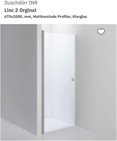 1340761-1 Shower wall, 675x2000 (NEW)