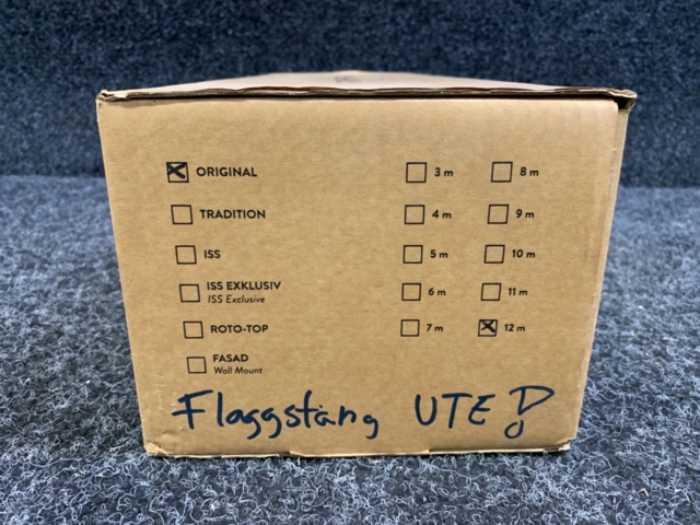 1345811-8 Flagpole 12m, Formenta