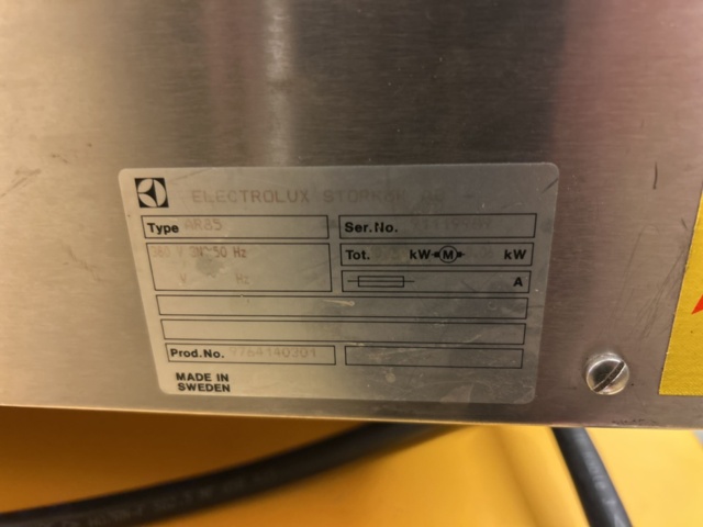 1337325-5 Restaurant oven Electrolux AR85