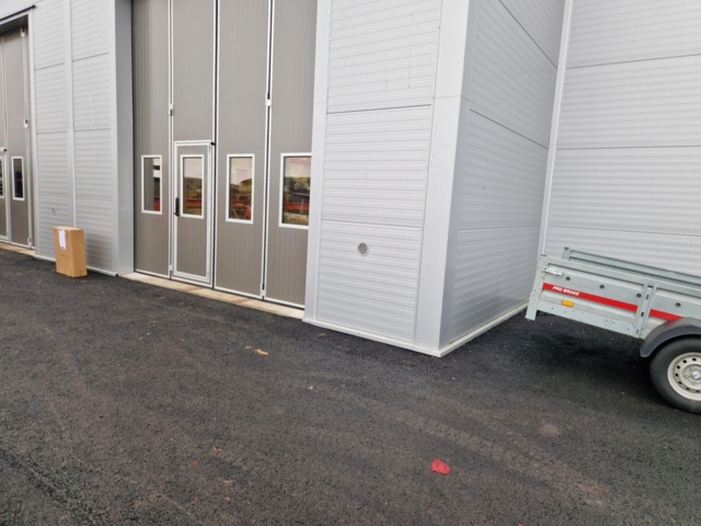 1342242-6 New/unused sandwich panels, gray, 33pcs