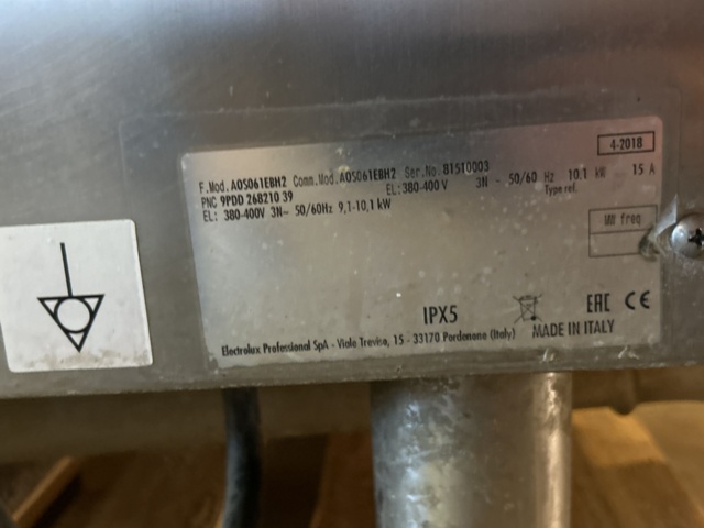 1317176-7 Combi oven - Electrolux Air-o-Steam AOS061EBH2 -2018