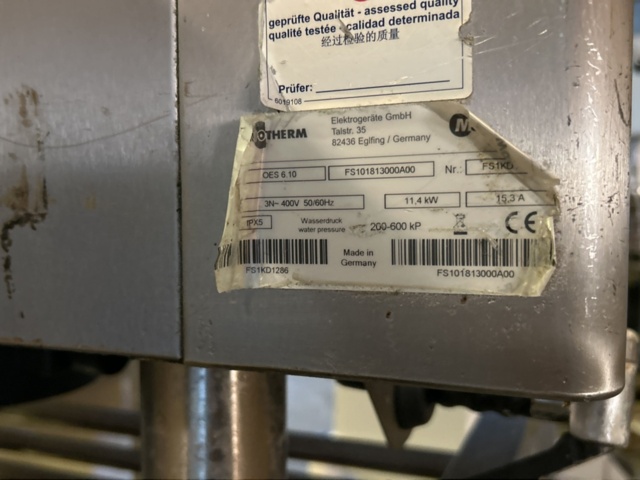 1317178-6 Combi oven on stand - Convotherm OES 6.10