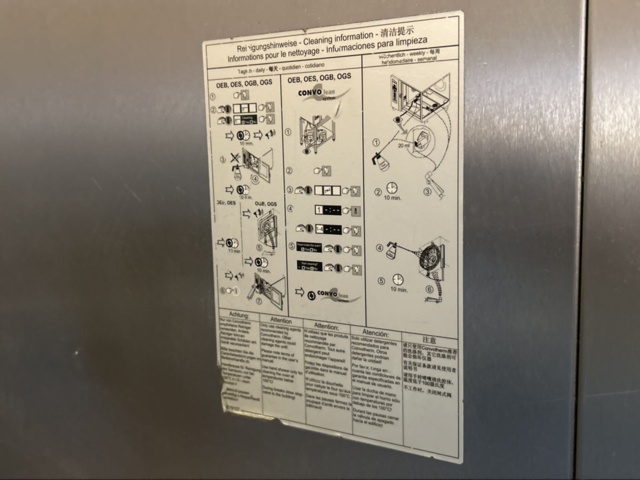 1317178-7 Combi oven on stand - Convotherm OES 6.10
