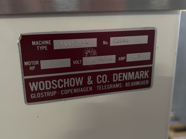 1317184-5 Dough mixer with stand - Varimixer Bjørn 1990/R20