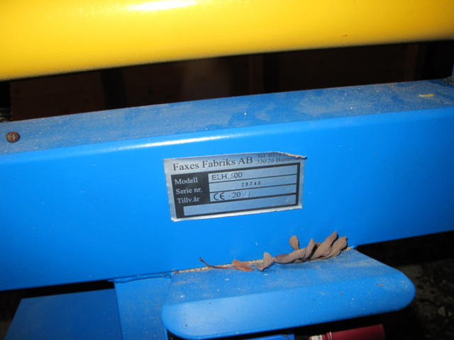 1302408-7 Wood splitter Faxes Fabriks 500 mm