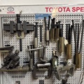 1321581-2 Toyota tool board with special tools SST