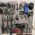 1321581-10 Toyota tool board with special tools SST