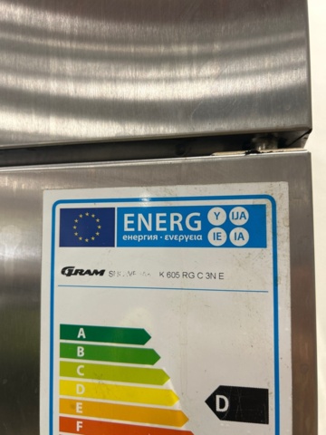 1315929-3 Stainless steel refrigerator Snowflake K605 RG