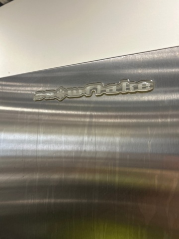 1315929-4 Stainless steel refrigerator Snowflake K605 RG