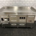 1198371-1 Refrigerated counter with sausage warmer
