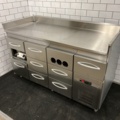 1198371-2 Refrigerated counter with sausage warmer