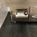 1198371-8 Refrigerated counter with sausage warmer