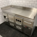 1198371-11 Refrigerated counter with sausage warmer