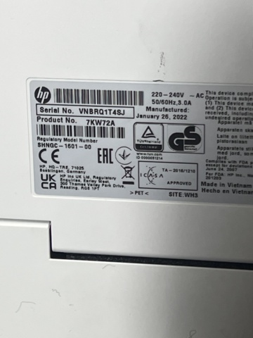 1325617-5 Printer HP LaserJet Pro MFP M282nw