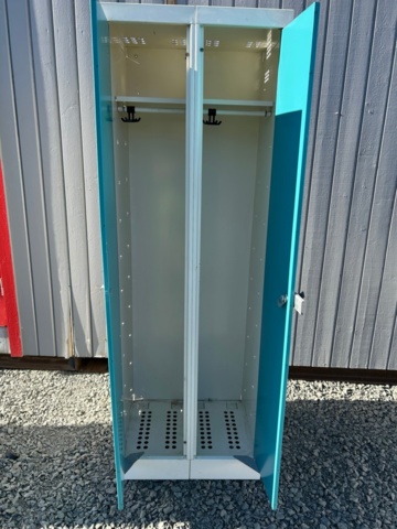 1346228-1 Sheet metal cabinet/changing room 2 cabinets