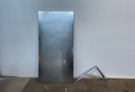 1344883 Rostfri arbetsbänk/rostfri skiva med väggkonsoler