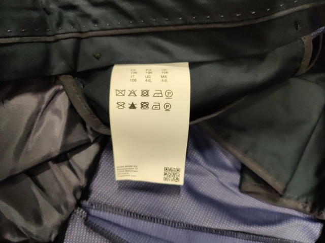 1346458-4 Suit pants Hugo Boss, Size 106