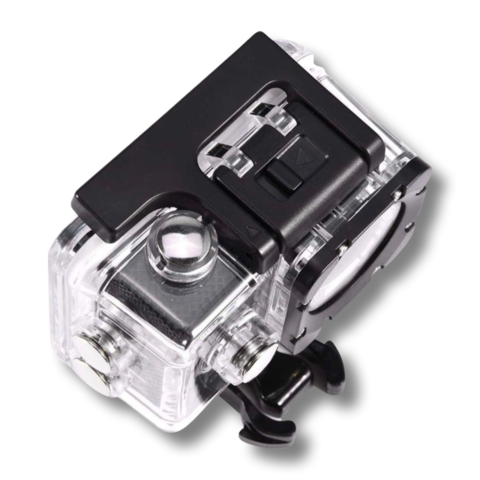 1346878-3 2 pcs Action Cameras 1080P Waterproof with Accessories Beige - Free shipping