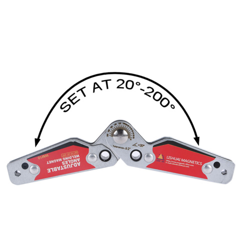 1346922-2 2 pcs Adjustable angle magnets WM10-S – 22 kg pulling force (20°–200°) - Free shipping