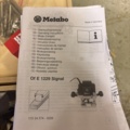 1135774-9 Overhead router Metabo Of E 1229 Signal