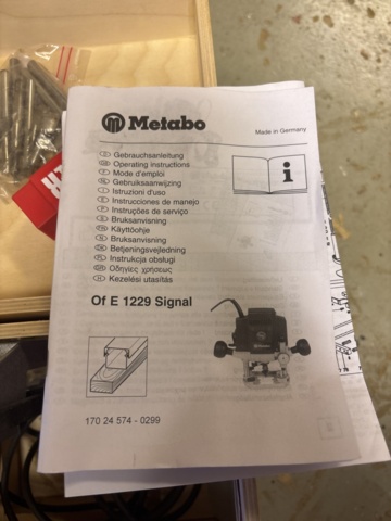 1135774-9 Overhead router Metabo Of E 1229 Signal