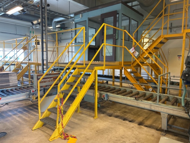 1316027-6 Rullbanor, kedjetransportör, gallerplattfom, kontormodul